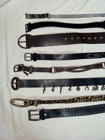 Y2k Vintage Branded Belts ft Miss Sixty & Guess & Diesel