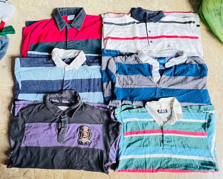 Unbranded rugby shirts bundle 50