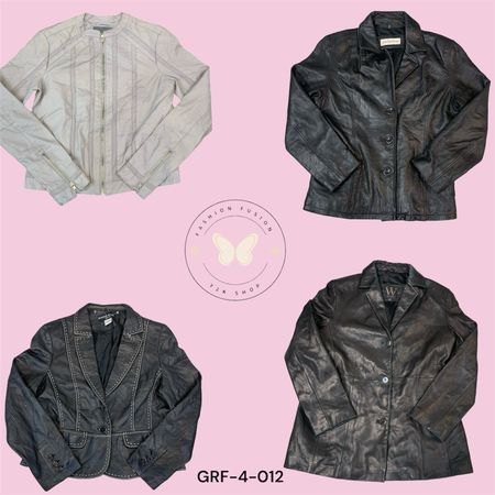 Premium Leather Jacket for Men – Finish, Brown (GRF-4-012)