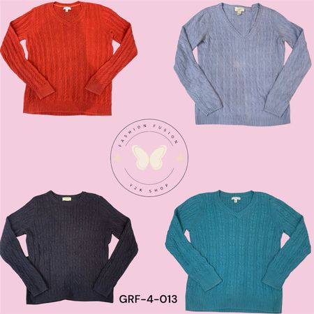 Luxury Cable Knit Sweater – Ultra Soft Winter Essential (GRF-4-013)