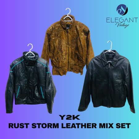 Y2K Rust Storm Leather Mix set - EV1195