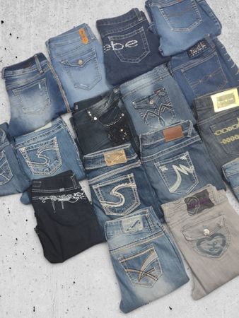 Y2k embroidery flare & bootcut jeans