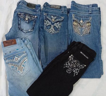 CR7223 Y2K Flare & Straight Jeans