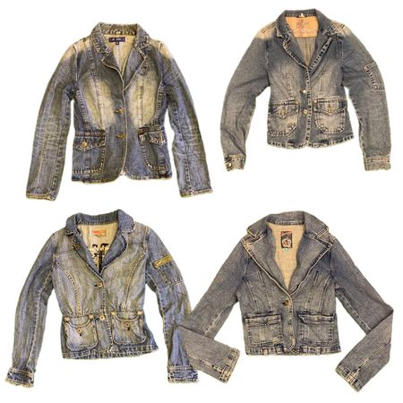 Y2K NYC IT Girl Denim Jackets RW-1747