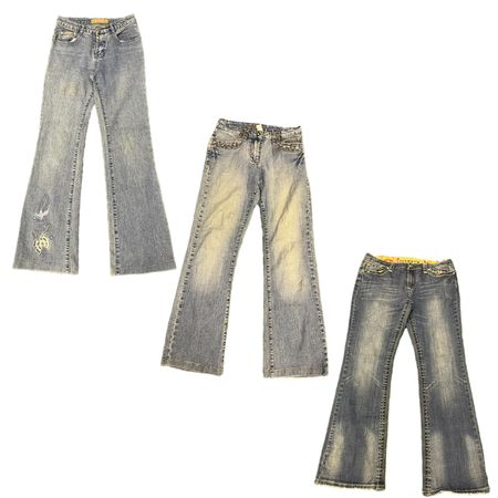 Y2K Paris Hilton Girls Mixed Jean Re-2982