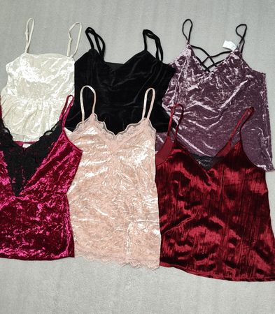 #06 Tops de Camisola de Veludo