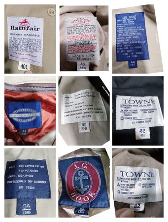 コットントレンチコート