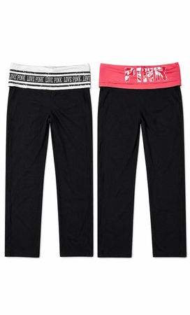 Pink Flare Yoga Pants