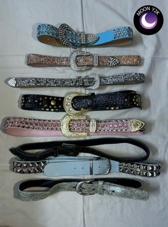 Y2k Funky studded disco belts