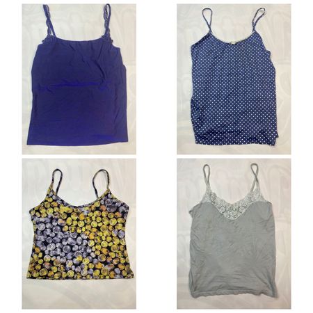 Y2K Floral & Boho Camisole Mix - Smocked Textures, Halter Necks & Lace-Trim Tops