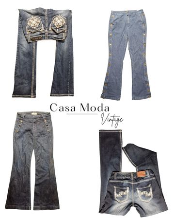040426-8 Denim  embroidered jeans mix 8pcs