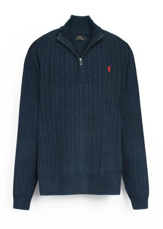 Ralph Lauren Quarter Zip 1/4 Sweater