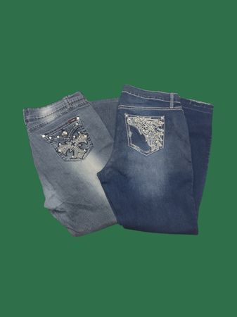 Y2K embroidery & embellished flare and bootcut jeans