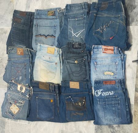 PEPE JEANS AND OTHER MIX BRANDS JEANS. (ID 1489)