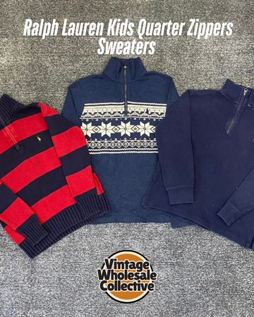 Ralph Lauren Kids Quarter Zipper Sweaters - (05/04)