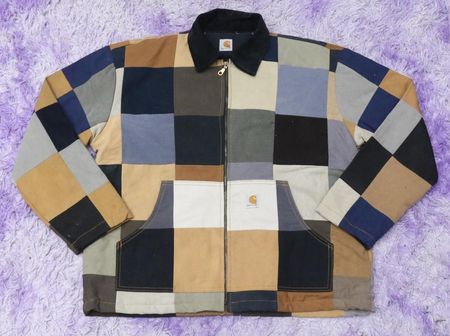 CR1455 Upcycled Patchwork Jacket