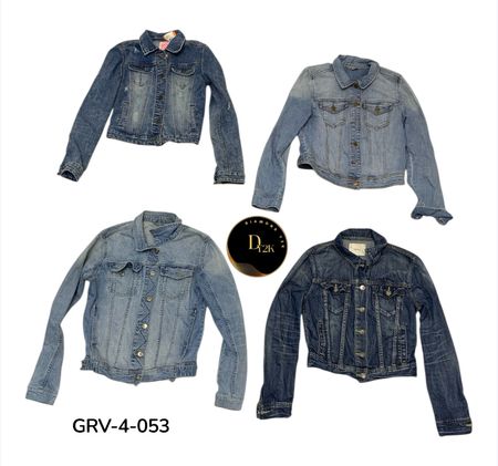 Vintage Denim Jacket – Classic Y2K Streetwear Style (GRV-4-053)