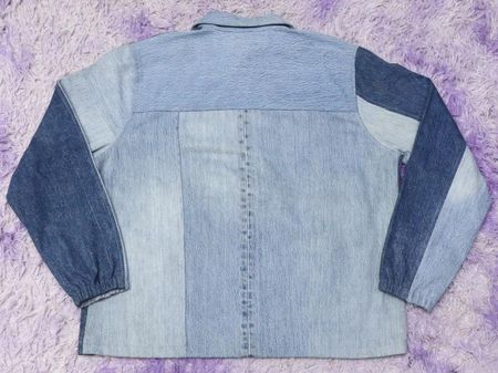 CR1457 Upcycled Denim Jacket