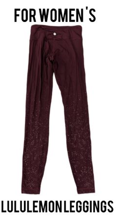 LULULEMON ACTIVE LEGGINGS For Women's