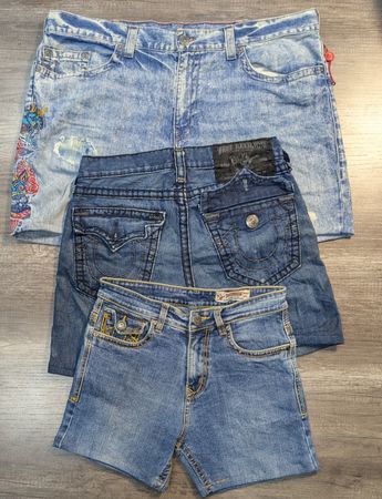 4838 - True Religion Upcycled Jorts Style Short