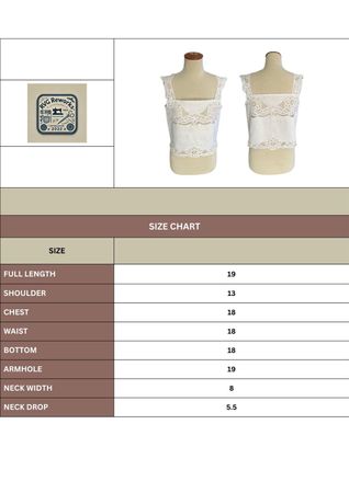 Upcycled Lace Tank Top