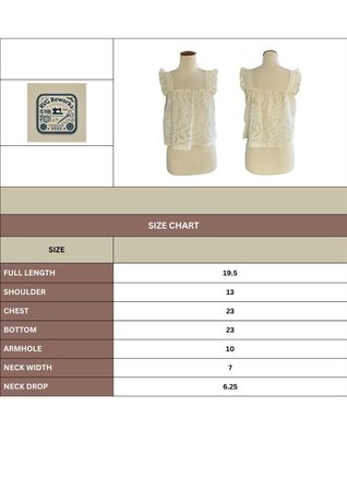 Upcycled Lace Ruffle Crop Top