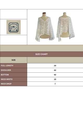 Upcycled Lace Poncho