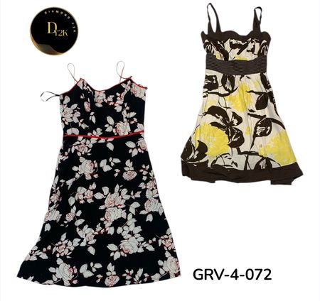 Robe en coton tendance – Design classique, tissu de qualité supérieure (GRV-4-072)