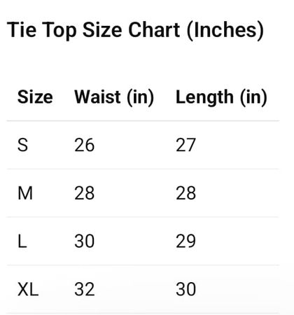 Upcycle Tie Tops (DV -04)