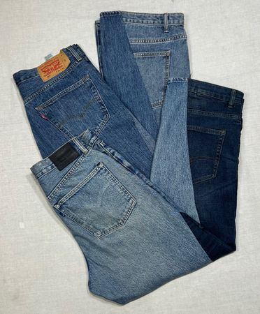 Upcycled L.L.W wide leg Jean WR_0027
