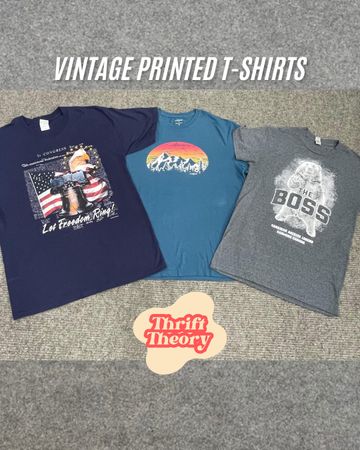 Vintage Printed T-Shirts - (06/04)