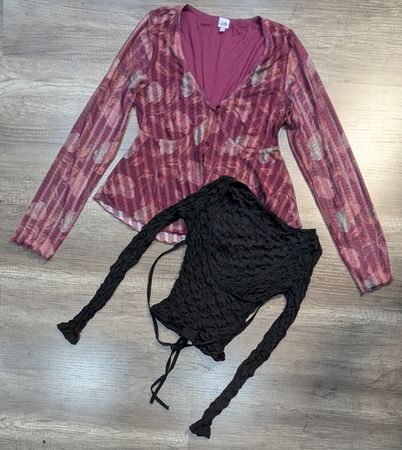 4854 - Y2Kスタイルブラウス