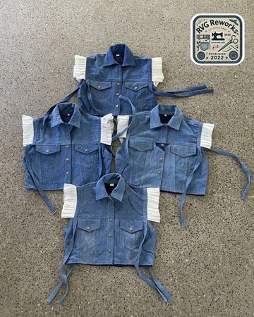 Upcycled Kaftan Crop Top