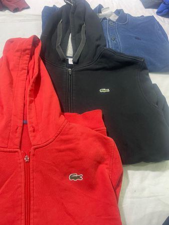 Lacoste zipper/ Hoodies