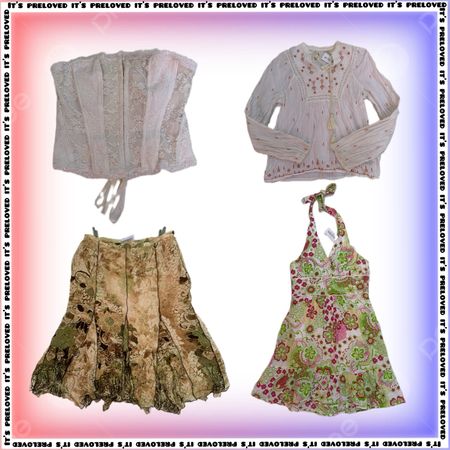 Soft Girl Garden Party Set - tops, dresses and skirts (SS-2198)