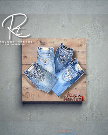 RT 1478 Rock Revival Capri Jeans