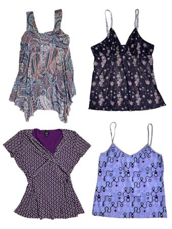 The Purple Blend! Y2K Tops: TT-197