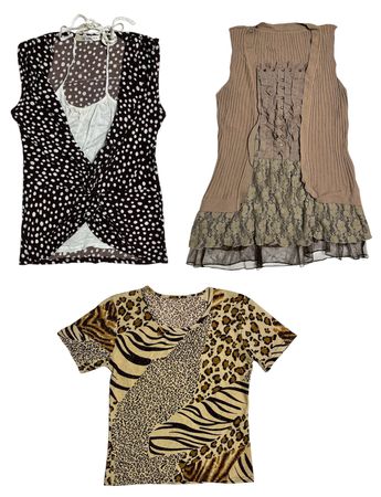 Y2K Earthy Mix Tops: TT-198