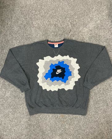 Upcycle Nike Branded Patchwork Sweatshirt