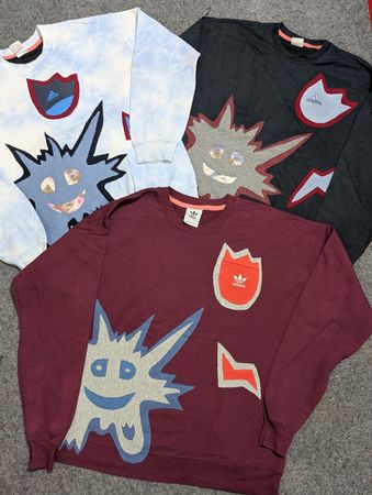 Upcycle Adidas Patchwork Sweatshirt
