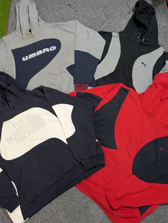 Upcycle Mixed Branded Hoodie
