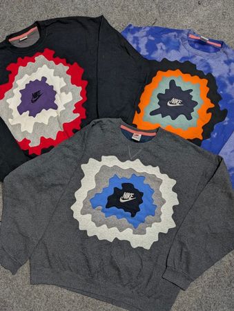 Upcycle Nike Patchwork Sweatshirt