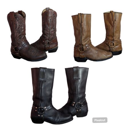 Op vintage 194 Best Buckle Style Biker Boots