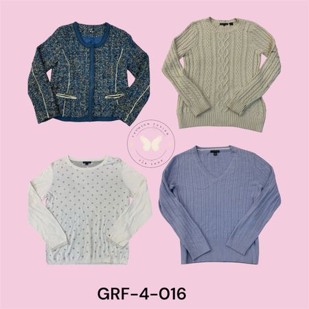 Women’s Cable Knit Sweater – Soft Cozy Winter Wear (GRF-4-016)