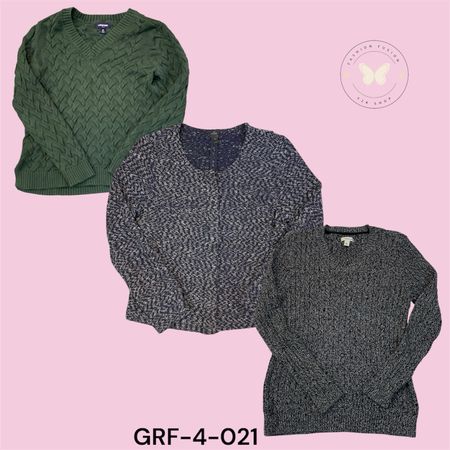 Oversized Cable Knit Sweater – Street Style Look (GRF-4-021)