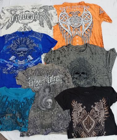 CR7269 Vintage Skull T-Shirts