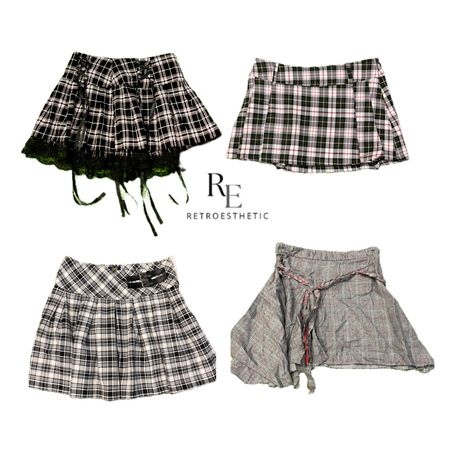 Y2K Unique Whole Mini Skirts RE-2988