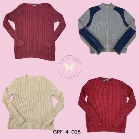 Cable Knit Sweater – Signature Collectio (GRF-4-026)