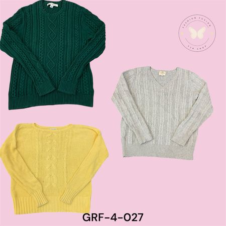 Everyday Cable Knit Sweater – Comfortable & Warm (GRF-4-027)