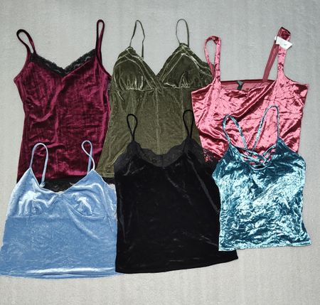 #15 Velvet Cami Tops